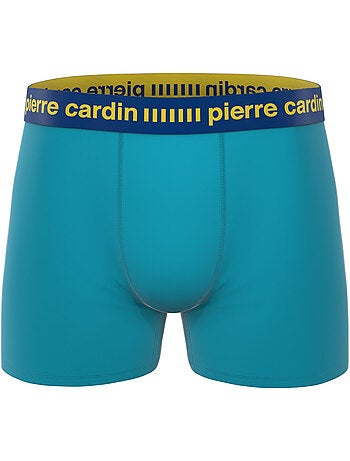 Lot de 4 boxers soft touch homme colorés modèle karl pierre cardin