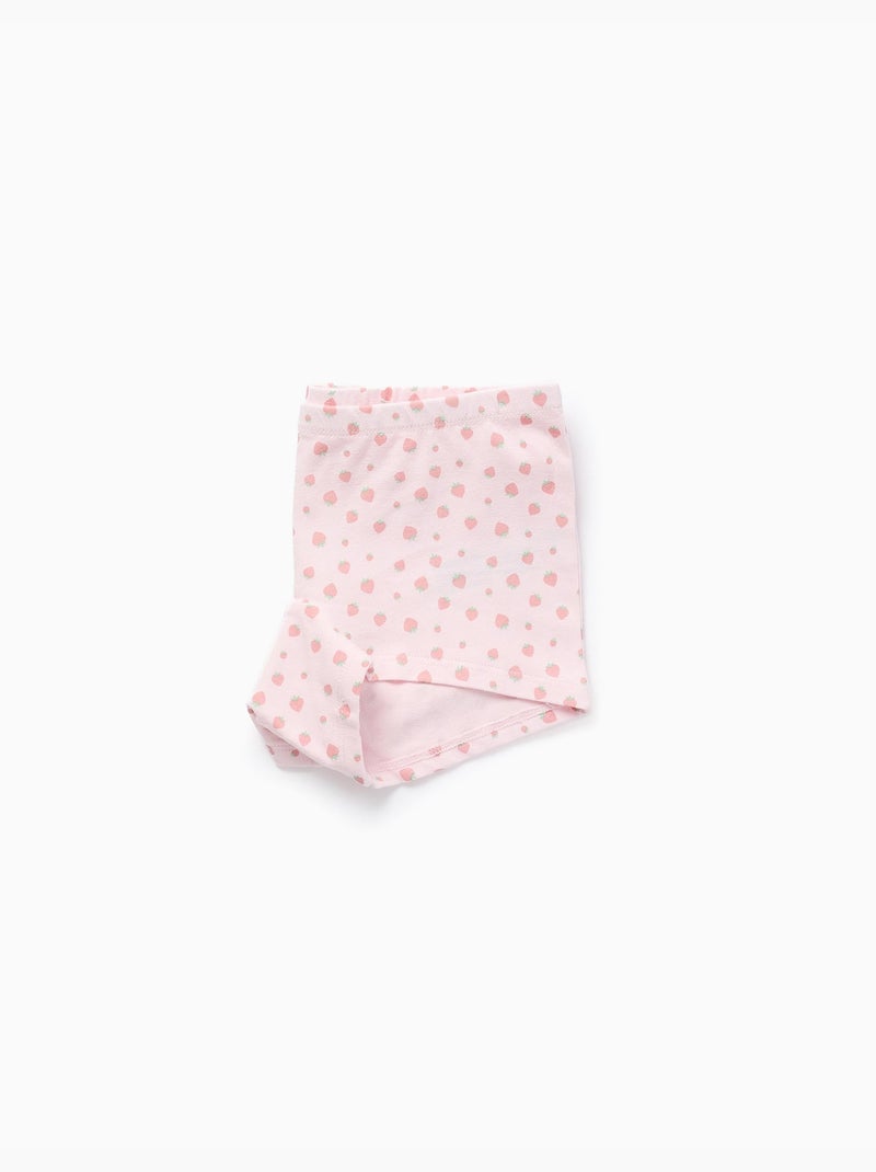 Lot de 4 boxers unis/à imprimés Rose/Vert - Kiabi