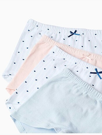 Lot de 4 boxers unis/imprimés en coton