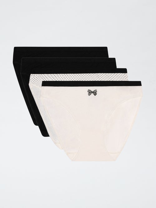 Lot de 4 culottes 'Dim' - Kiabi