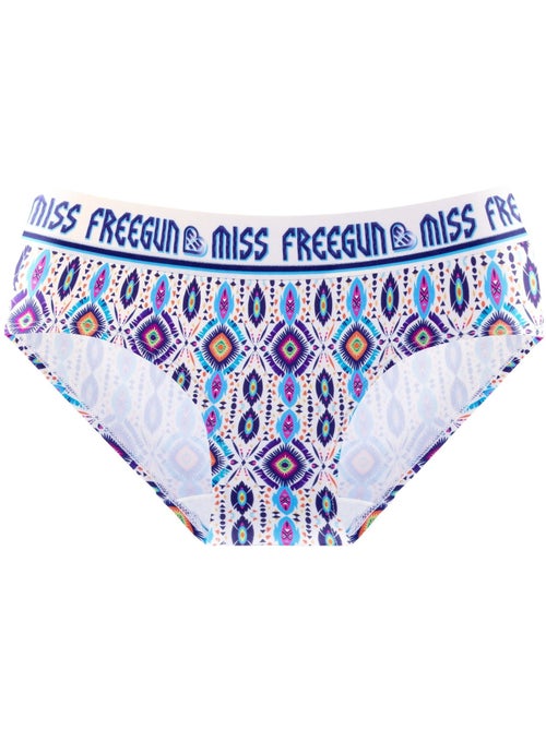 Lot de 4 culottes femme ethnic freegun - Kiabi