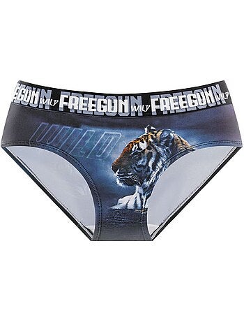 Lot de 4 culottes fille wild animals freegun
