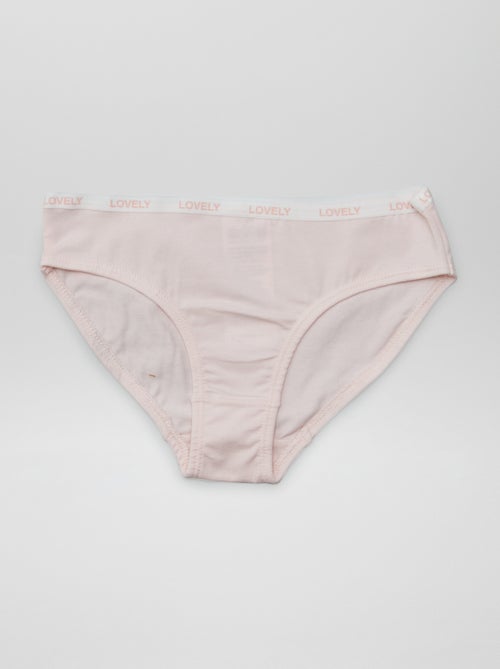 Lot de 4 culottes imprimées - Kiabi