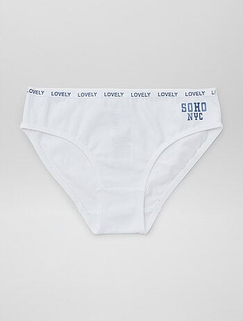 Lot de 4 culottes imprimées