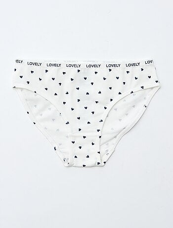 Lot de 4 culottes imprimées