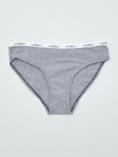 Lot de 4 culottes imprimées - Kiabi