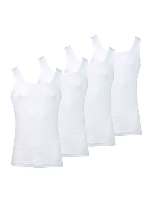 Lot de 4 débardeurs homme ecopack athena - Kiabi Lot de 4 débardeurs homme ecopack athena - Kiabi
