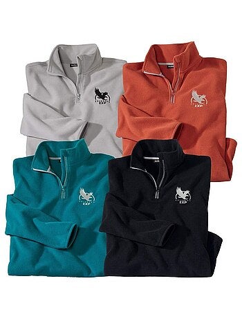 Lot de 4 Micropolaires Atlas For Men® - ATLAS FOR MEN