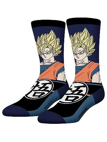 Lot de 4 paires de chaussette homme dragon ball z freegun
