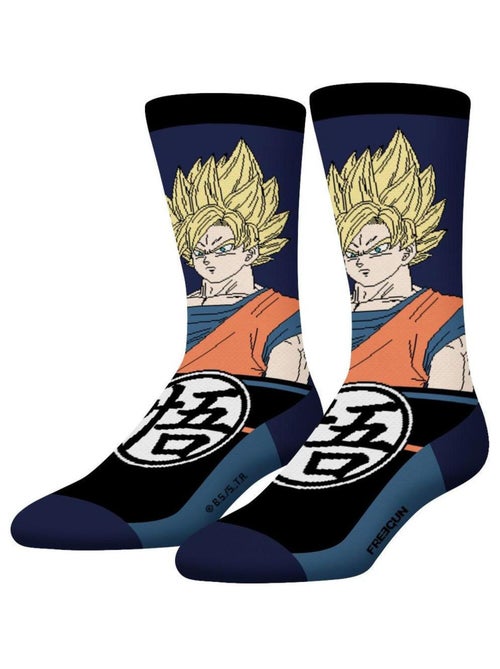 Lot de 4 paires de chaussette homme dragon ball z freegun - Kiabi Lot de 4 paires de chaussette homme dragon ball z freegun - Kiabi