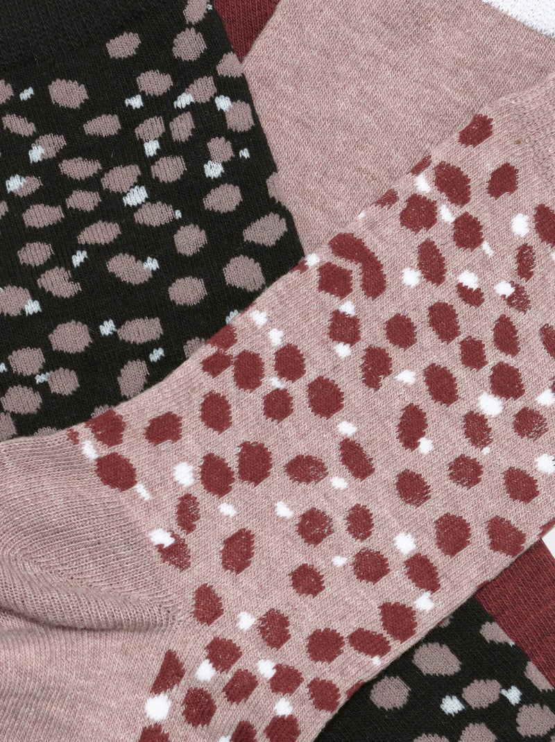 Lot de 4 paires de chaussettes 'DIM' Rouge - Kiabi