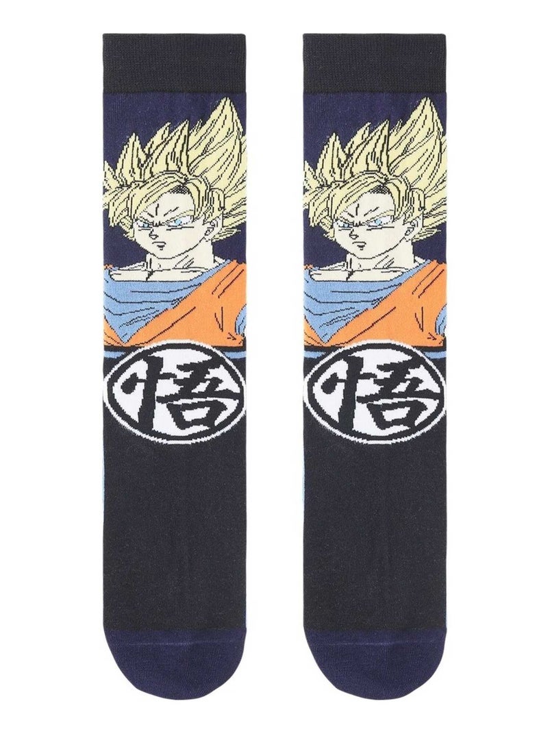 Lot de 4 paires de chaussettes dragon ball z garçon freegun Noir - Kiabi