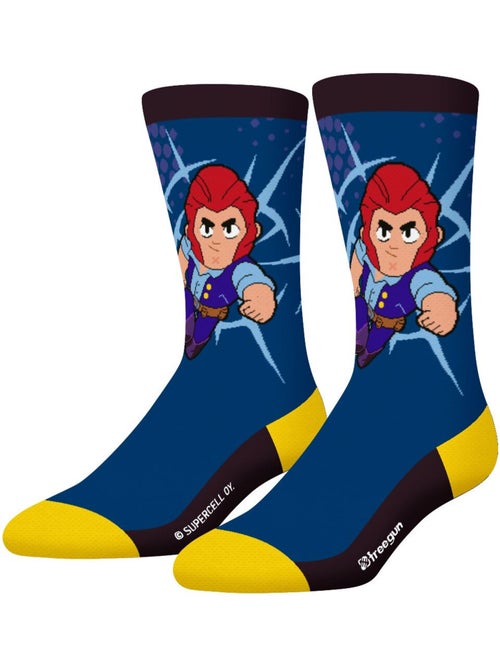 Lot de 4 paires de chaussettes enfant brawl stars freegun - Kiabi