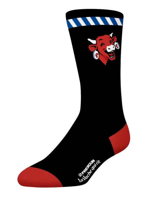Lot de 4 paires de chaussettes homme la vache qui rit freegun - Kiabi