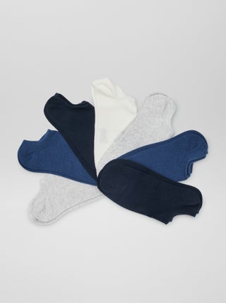 Lot de 4 paires de chaussettes invisibles