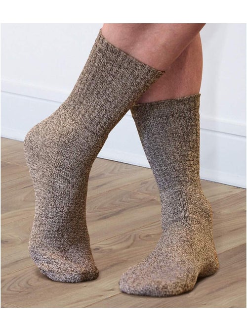 Lot de 4 paires de chaussettes sport chinées - atlas for men - Kiabi Lot de 4 paires de chaussettes sport chinées - atlas for men - Kiabi