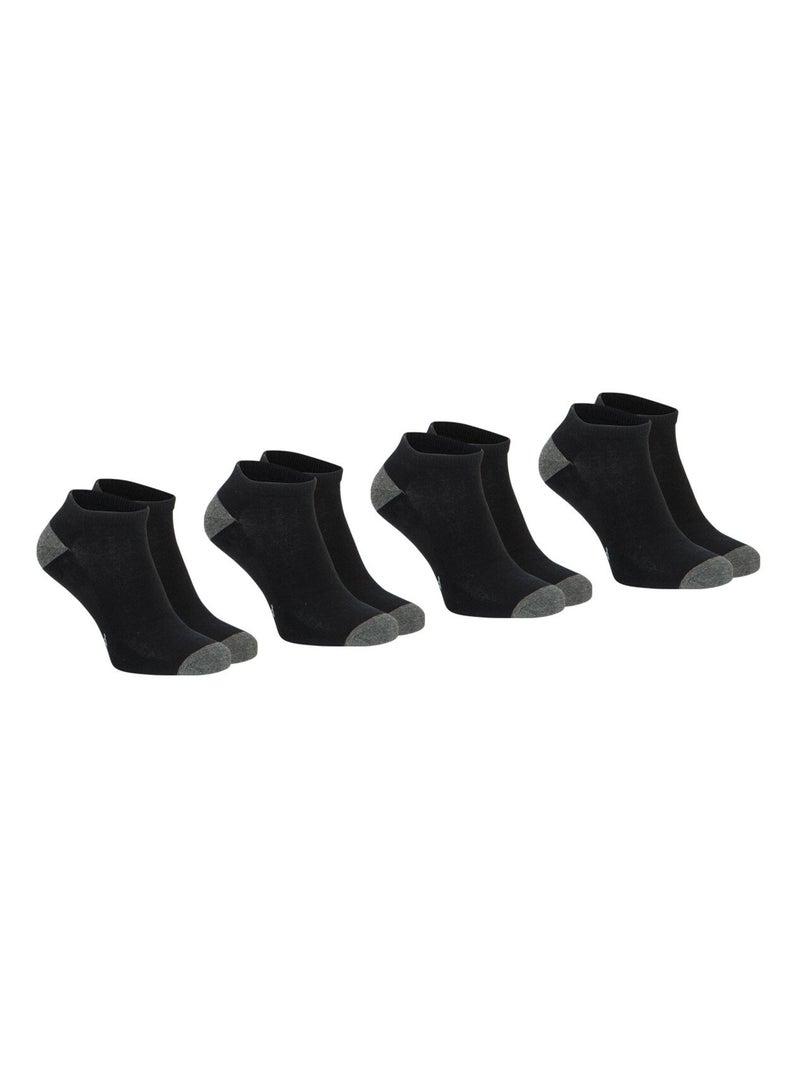 Lot de 4 paires de socquettes homme ecopack sport athena Noir Gris - Kiabi