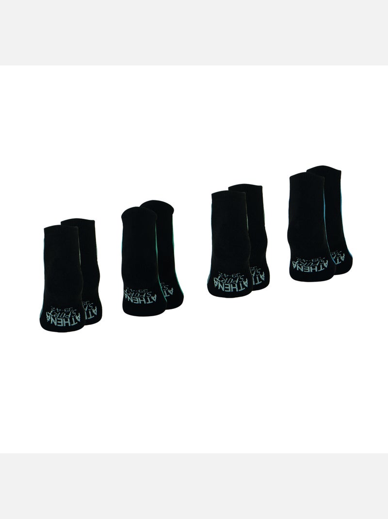 Lot de 4 paires de socquettes homme odor control athena Noir - Kiabi