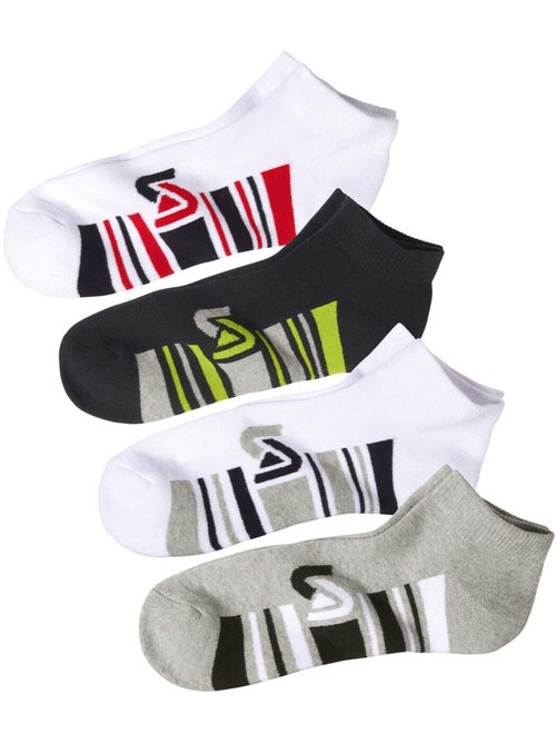 Lot de 4 paires de socquettes sport - atlas for men - Kiabi Lot de 4 paires de socquettes sport - atlas for men - Kiabi