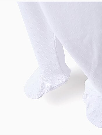 Lot de 4 pantalons à pieds en coton peigné