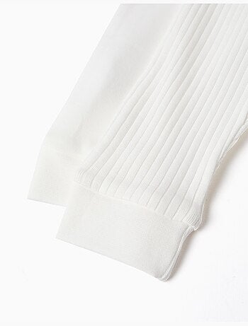 Lot de 4 pantalons en coton unis/côtelés