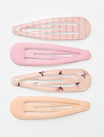 Lot de 4 pinces clic clac