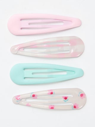 Lot de 4 pinces clic clac