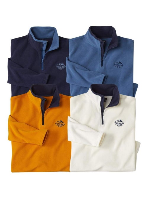 Lot de 4 Polaires Exp?dition  - ATLAS FOR MEN - Kiabi
