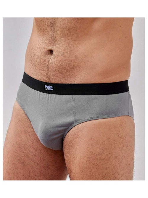 Lot de 4 Slips   - ATLAS FOR MEN - Kiabi