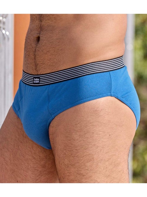 Lot de 4 Slips Confort Unis - ATLAS FOR MEN - Kiabi Lot de 4 Slips Confort Unis - ATLAS FOR MEN - Kiabi