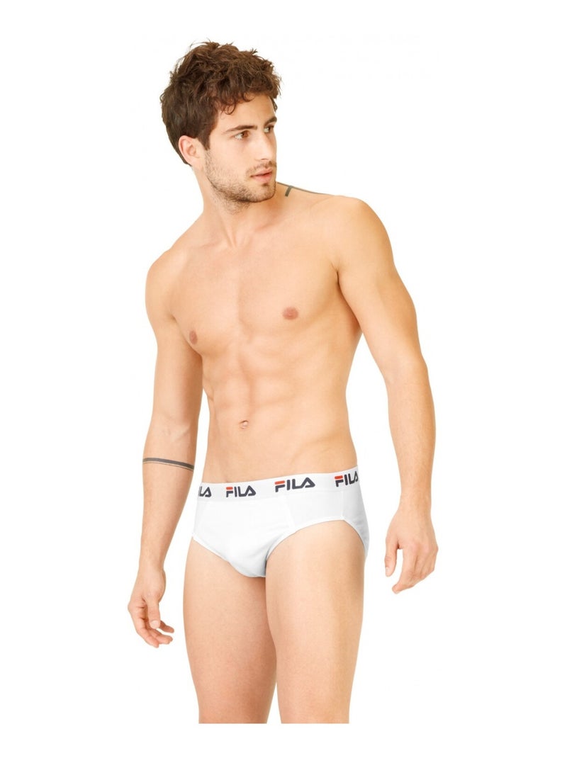 Lot de 4 slips coton homme fila  fila Gris - Kiabi