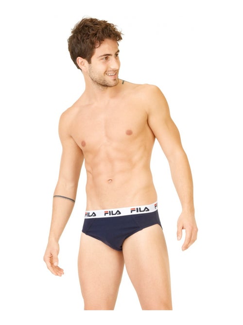 Lot de 4 slips coton homme fila fila - Kiabi Lot de 4 slips coton homme fila fila - Kiabi