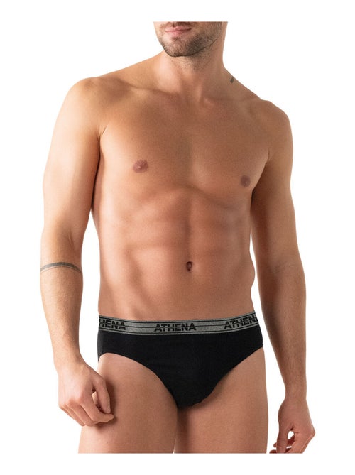 Lot de 4 slips homme ecopack basic coton athena - Kiabi