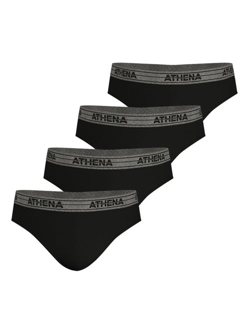 Lot de 4 slips homme ecopack basic coton athena - Kiabi