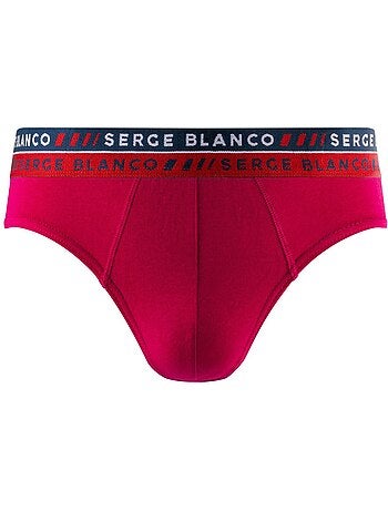 Lot de 4 slips homme en coton french serge blanco