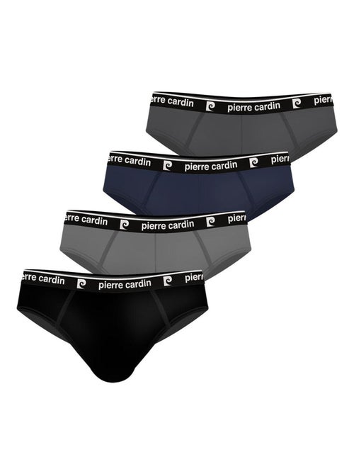 Lot de 4 slips homme en coton pierre cardin - Kiabi
