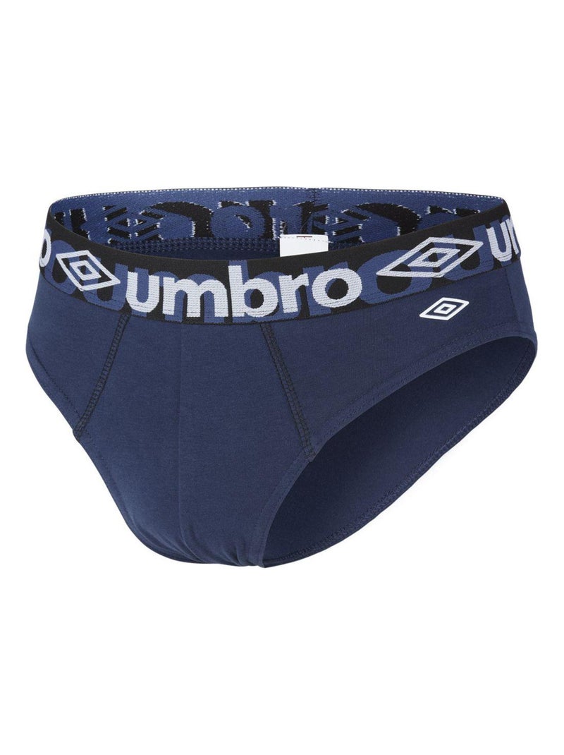 Lot de 4 slips homme en coton uni umbro Noir - Kiabi
