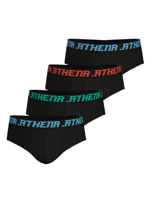 Lot de 4 slips homme my petit prix athena - Kiabi Lot de 4 slips homme my petit prix athena - Kiabi