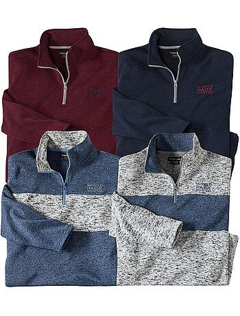 Lot de 4 Sweats Molleton Atlas® - ATLAS FOR MEN