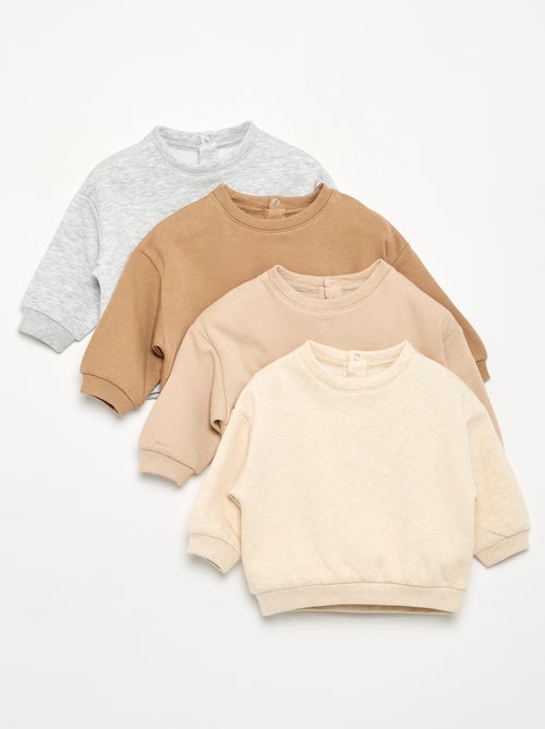 Lot de 4 sweats oversize - Kiabi