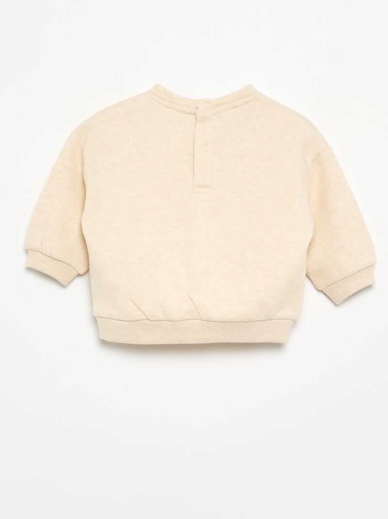 Lot de 4 sweats oversize Beige - Kiabi