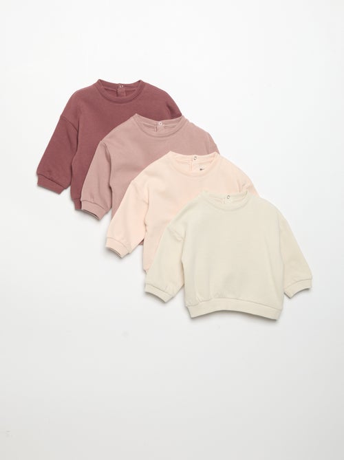 Lot de 4 sweats oversize - Kiabi