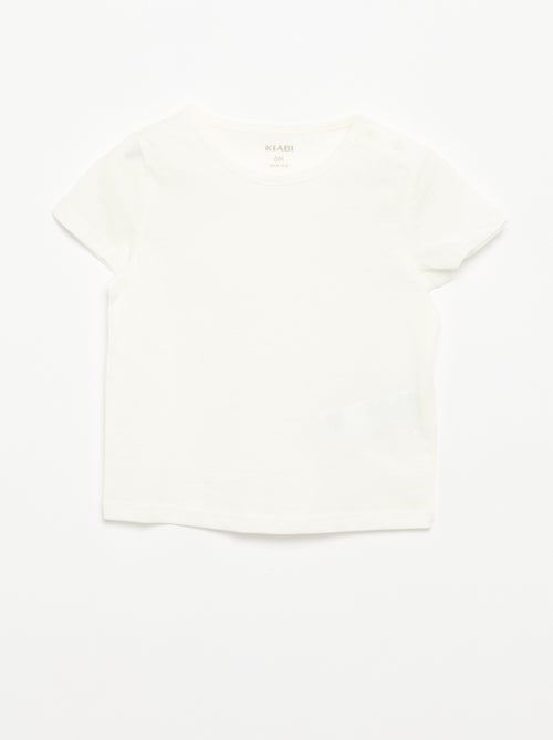 Lot de 4 T-shirts unis - Kiabi