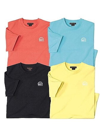 Lot de 4 Tee-Shirts Adventure - ATLAS FOR MEN