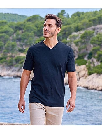 Lot de 4 Tee-Shirts MC Col V Unis - ATLAS FOR MEN