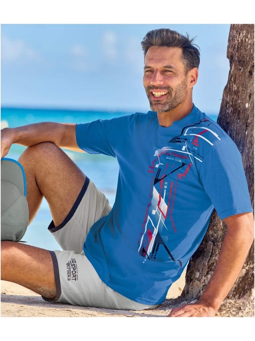 Lot de 4 tee-shirts eté   - atlas for men - Kiabi