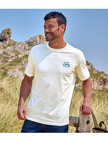 Lot de 4 Tee-Shirts Coton Unis Nature - ATLAS FOR MEN