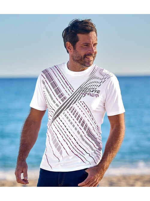 Lot de 4 Tee-shirts Sportmen  - ATLAS FOR MEN - Kiabi