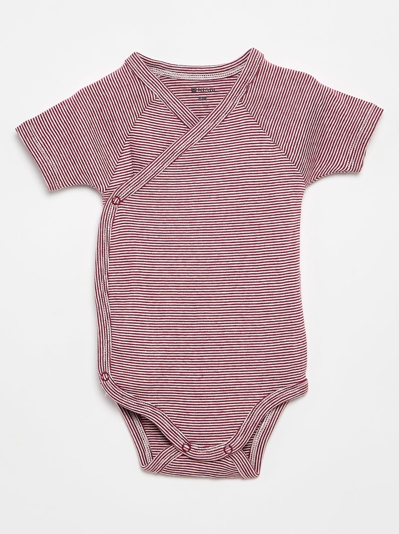 Lot de 5 bodies évolutifs Rose - Kiabi