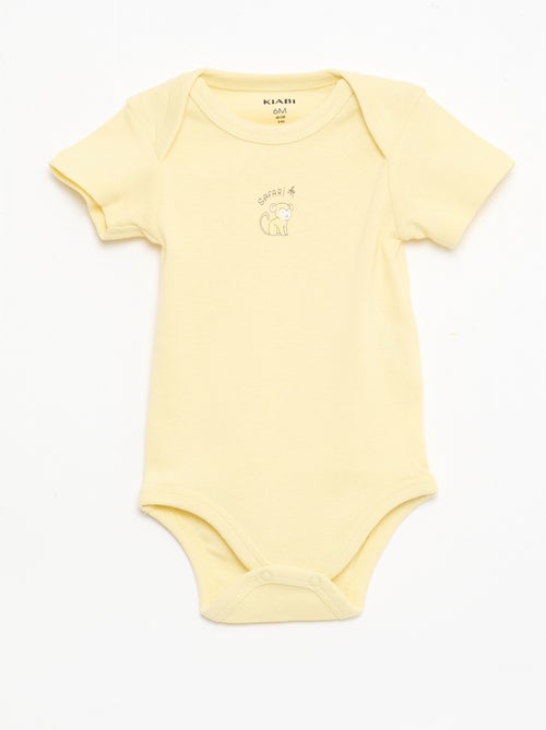 Lot de 5 bodies manches courtes en coton - Kiabi Lot de 5 bodies manches courtes en coton - Kiabi